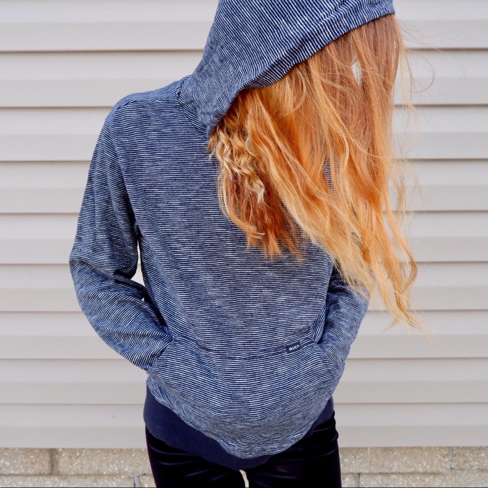RVCA Striped Hoodie